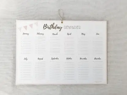 CALENDRIER DES ANNIVERSAIRES – Image 3