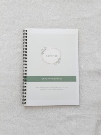 CARNET UN TEMPS POUR SOI<br> <em>Réflexions guidées pour mieux se retrouver</em>