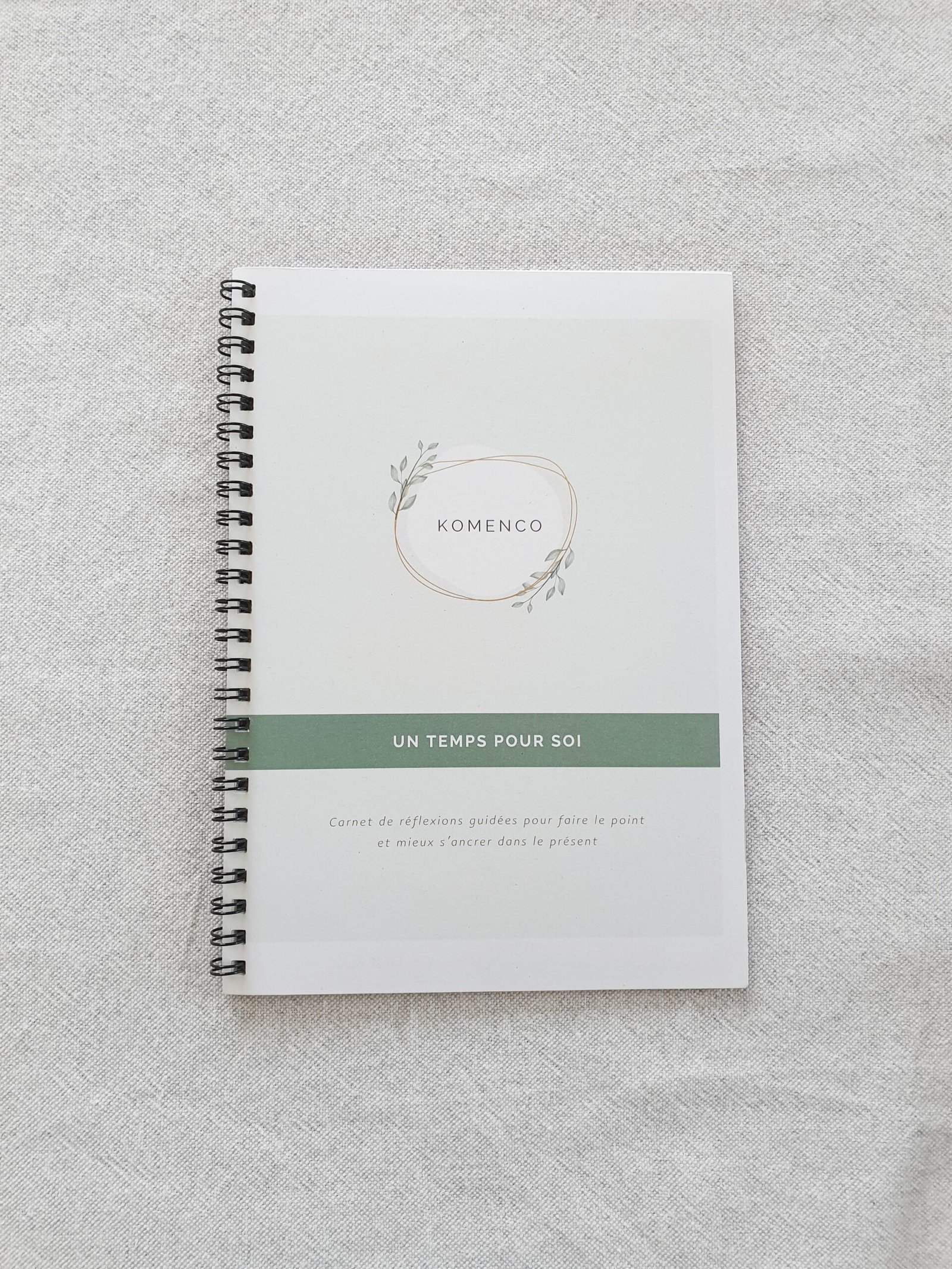 CARNET UN TEMPS POUR SOI<br> <em>Réflexions guidées pour mieux se retrouver</em>