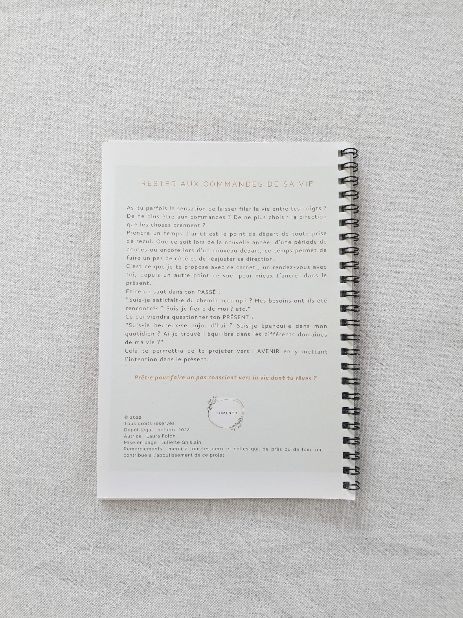 CARNET UN TEMPS POUR SOI<br> <em>Réflexions guidées pour mieux se retrouver</em> – Image 7