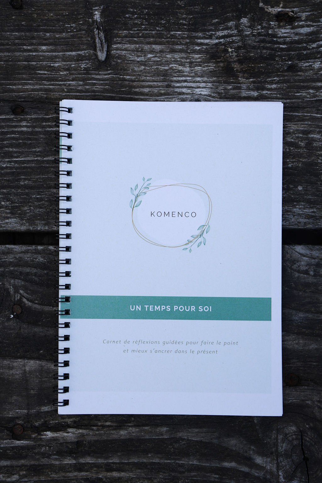 CARNET UN TEMPS POUR SOI<br> <em>Réflexions guidées pour mieux te retrouver</em>