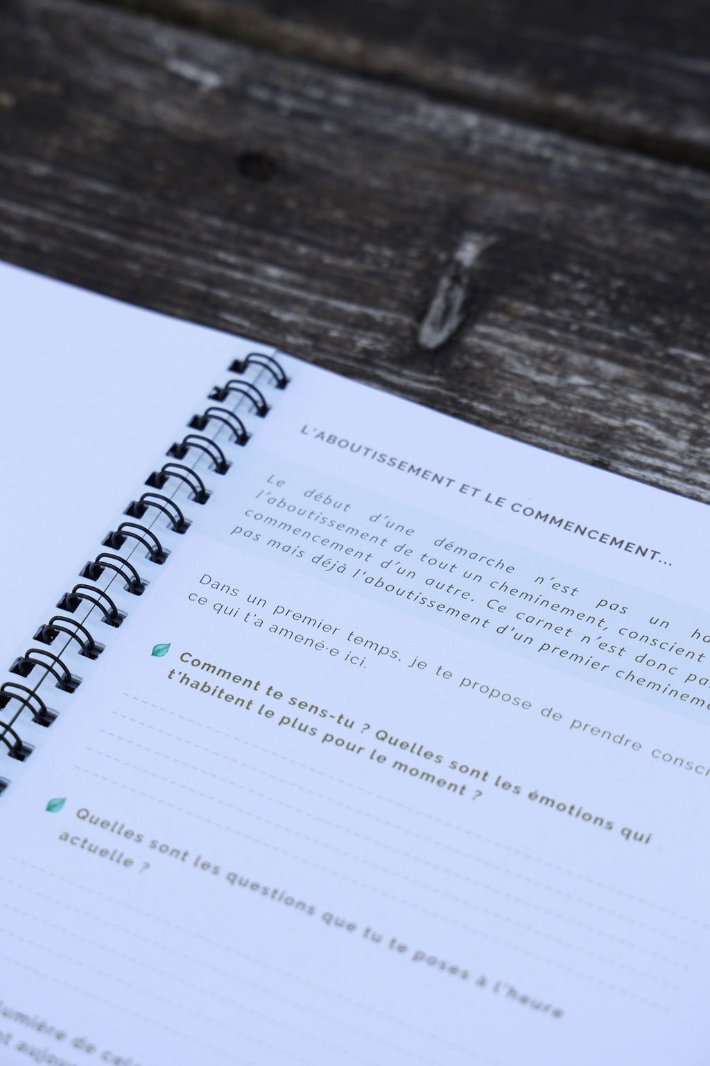 CARNET UN TEMPS POUR SOI<br> <em>Réflexions guidées pour mieux te retrouver</em> – Image 6