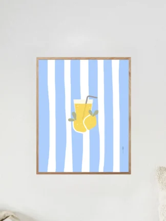 AFFICHE LIMONADE 🍋<br> <em>Une touche de fraîcheur au quotidien </em>