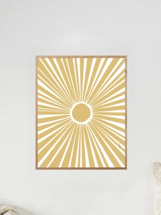 AFFICHE SOLEIL ☀️<br> <em>Pour illuminer nos intérieurs </em>